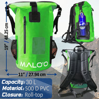 DryPack 30 Liter Waterproof Backpack
