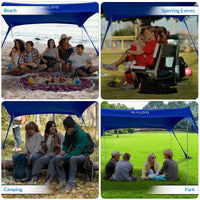 Malo’o DualShade™ 10x10 - Instant beach shade. Vehicle-ready awning