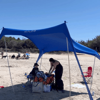 Malo’o DualShade™ 10x10 - Instant beach shade. Vehicle-ready awning
