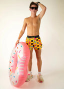 Men's Salty Donuts 4" Half Split Shorts