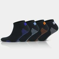 Men's Cotton Black Low-Cut Sneaker Socks