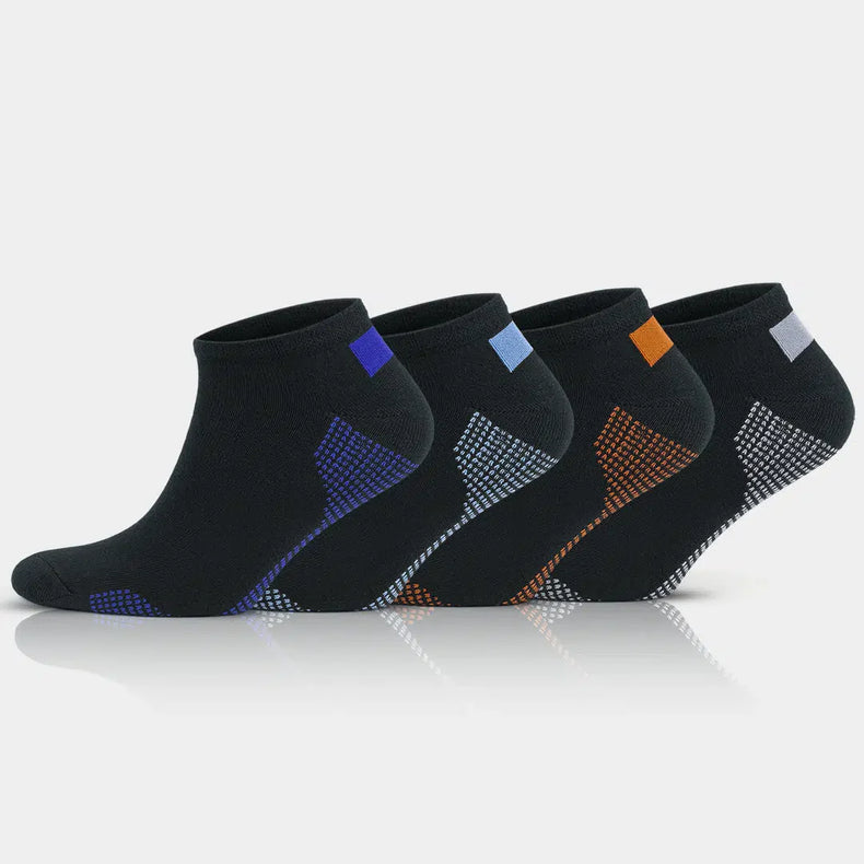 Men's Cotton Black Low-Cut Sneaker Socks