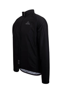 Men's Black Stealth PRO Cycling Windbreaker Long Sleeve