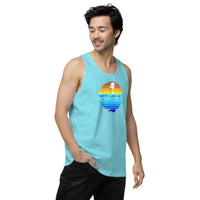 Men’s White Lake Half Premium Tank