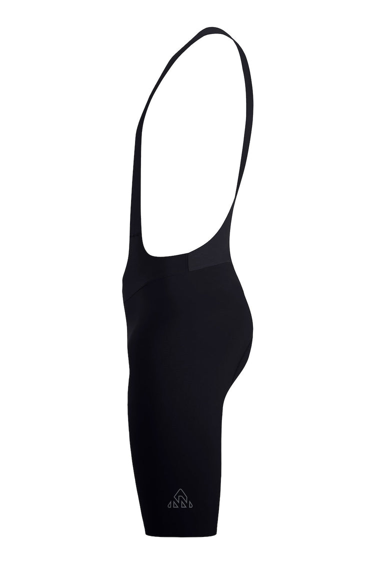 Men's Seamless Black Pro Cycling Bib Shorts