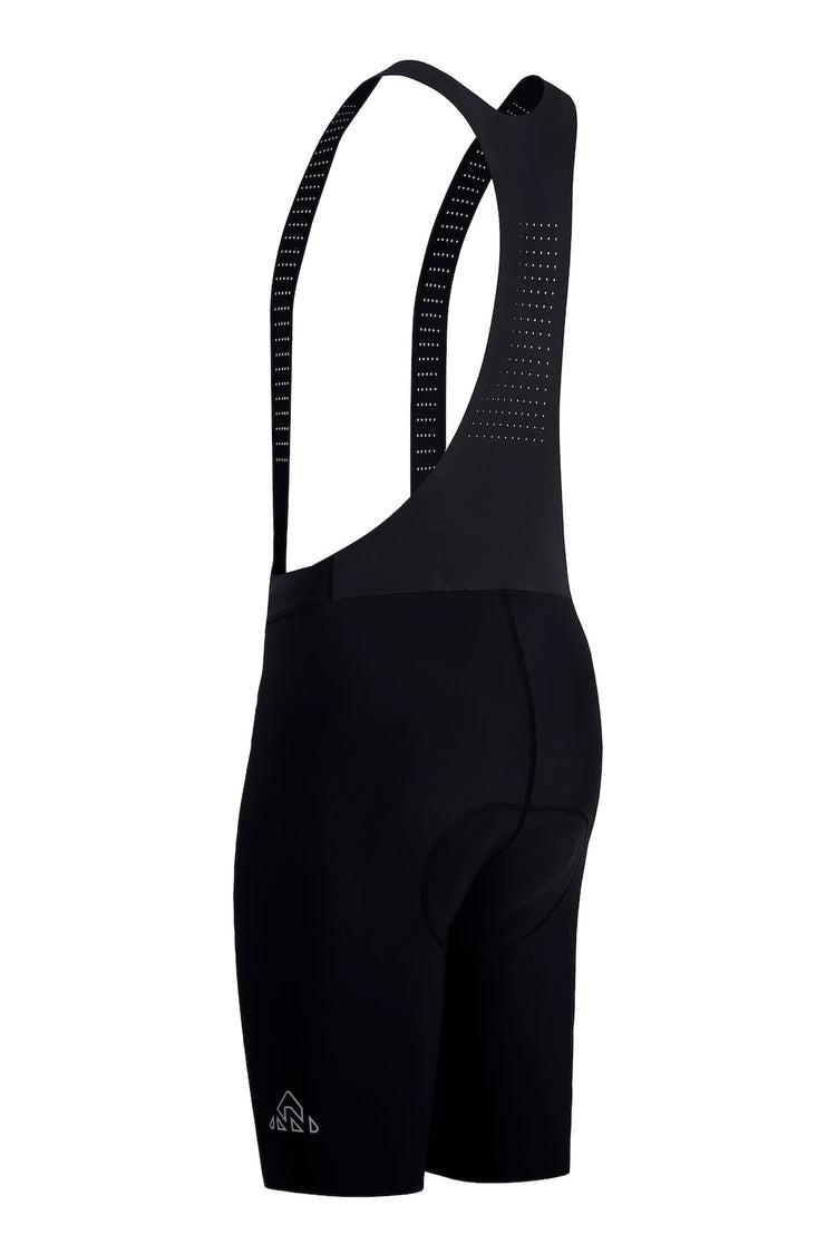 Men's Seamless Black Pro Cycling Bib Shorts