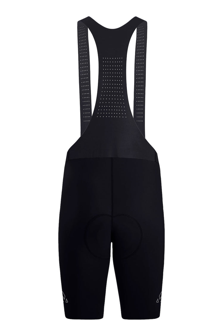 Men's Seamless Black Pro Cycling Bib Shorts