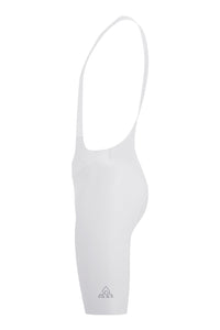 Men's Seamless White Pro Cycling Bib Shorts