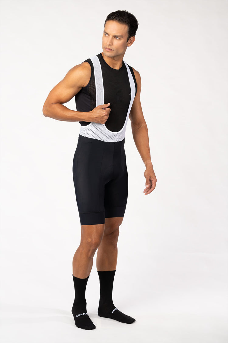 Men's Smooth Black Expert Cycling Bib