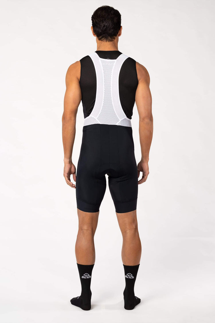 Men's Smooth Black Expert Cycling Bib