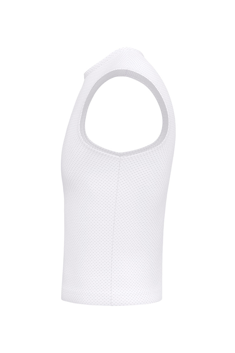 Men's White Pro Cycling Base Layer