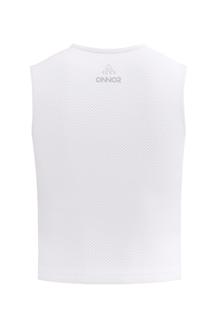 Men's White Pro Cycling Base Layer