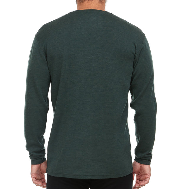 Midweight - Men's Long Sleeve V-Neck 100% Merino Wool