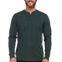 Midweight - Men's Long Sleeve Henley 100% Merino Wool