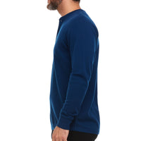 Midweight - Men's Long Sleeve Henley 100% Merino Wool