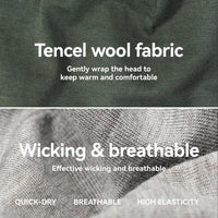 Merino Wool Winter Hat for Men Women