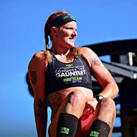 Tall Compression Socks (Black/Green)