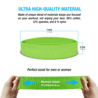 Premium Terry Cloth Cotton Sweatbands