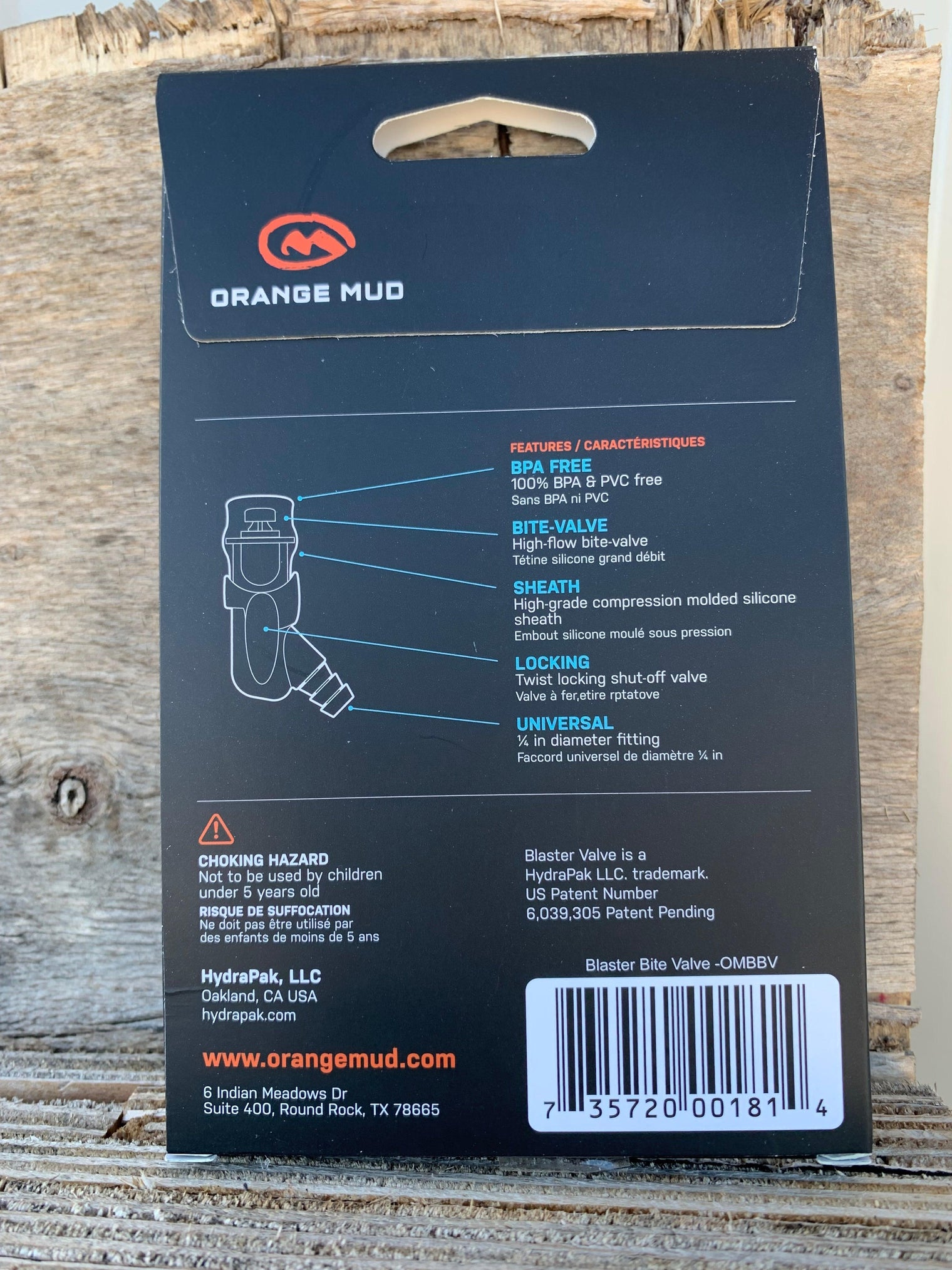 Hydration Pack Blaster Bite Valve