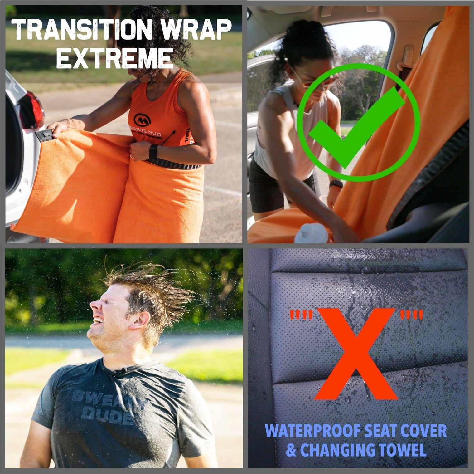 Transition Wrap Extreme: Waterproof Seat Cover and Changing Towel