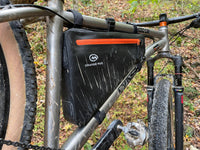 Bike Frame Bag, Welded Seams, TPU Coated, Black