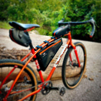 Bike Frame Bag, Welded Seams, TPU Coated, Black