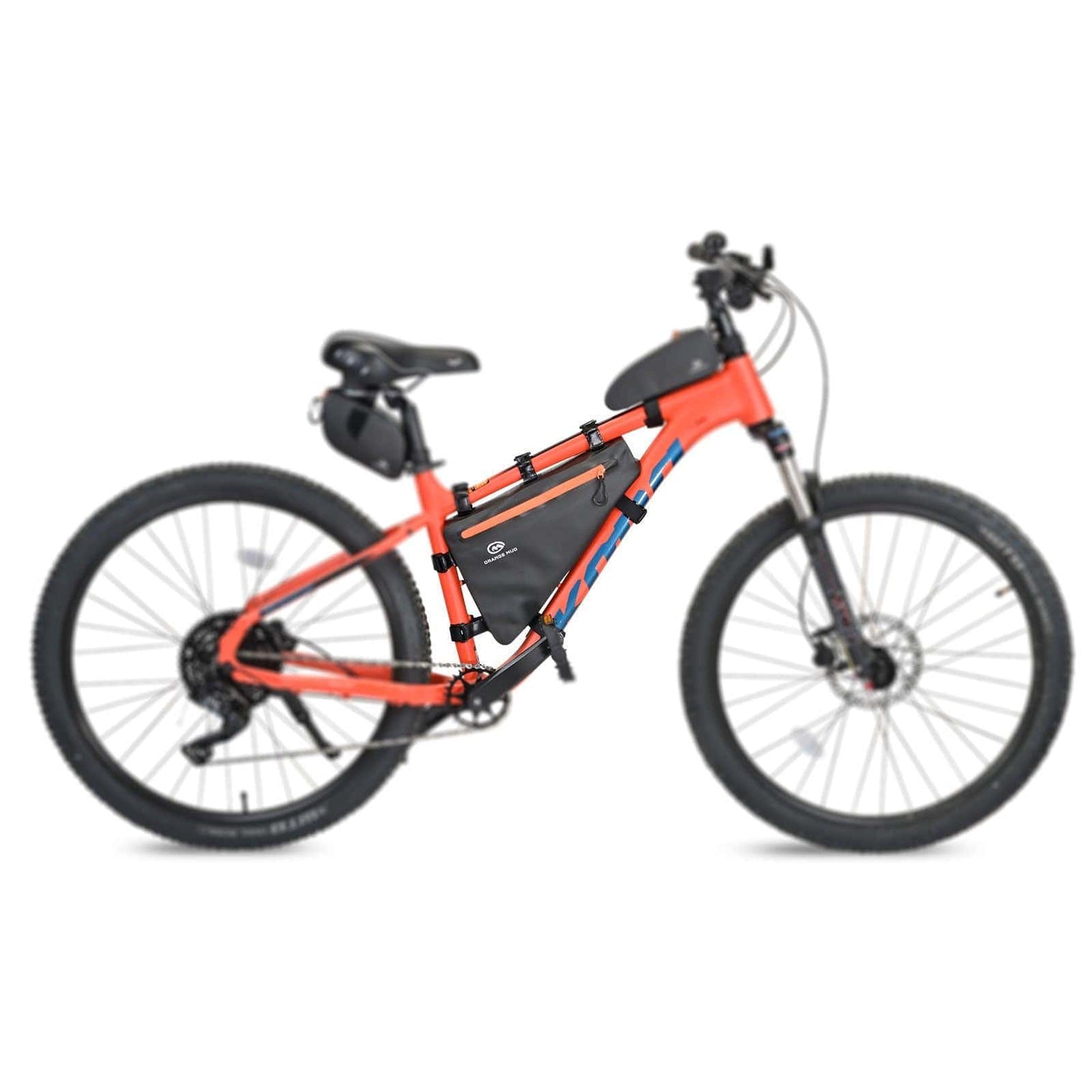 Bike Frame Bag, Welded Seams, TPU Coated, Black