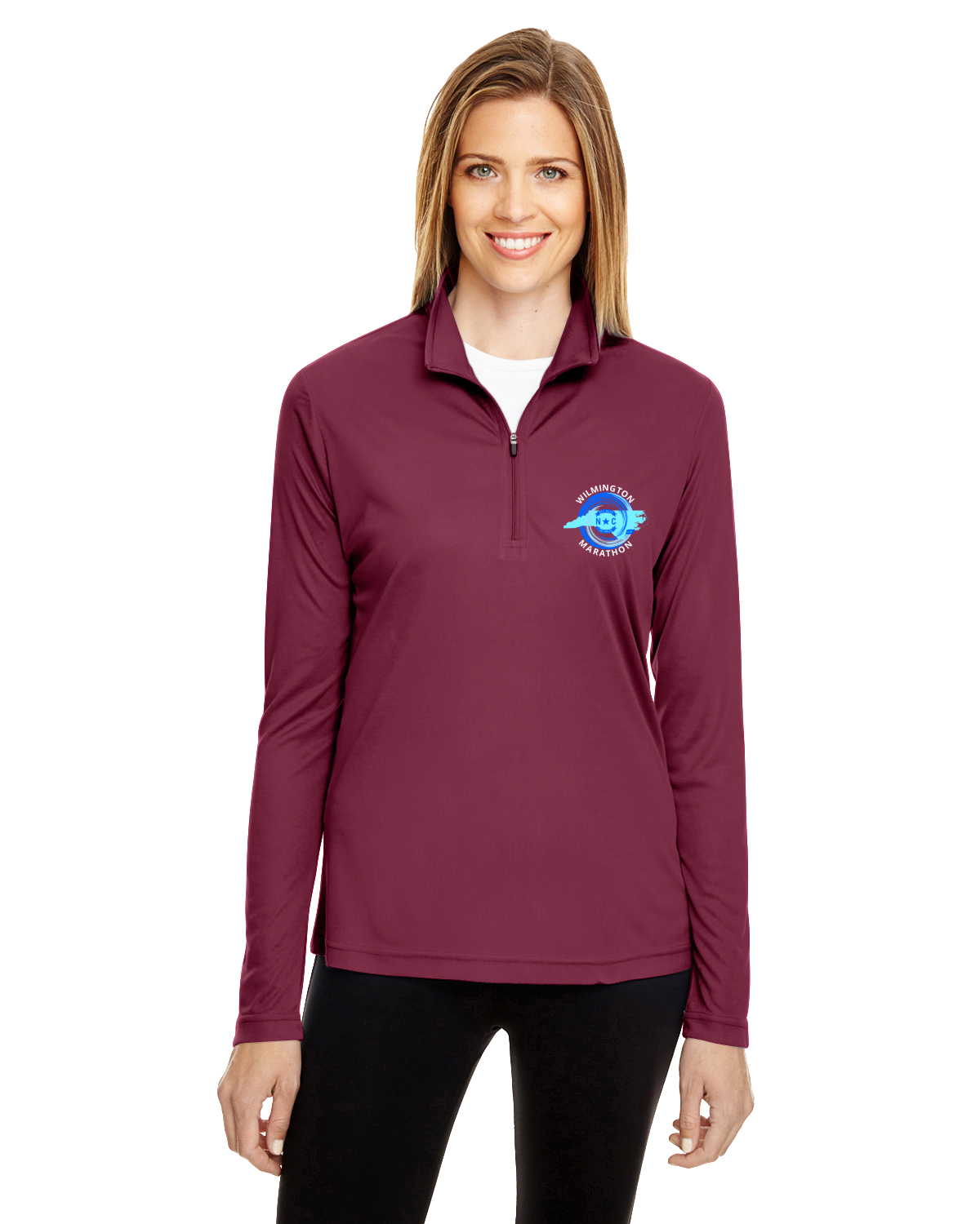 Wilmington Marathon Ladies' Performance Zone Quarter-Zip