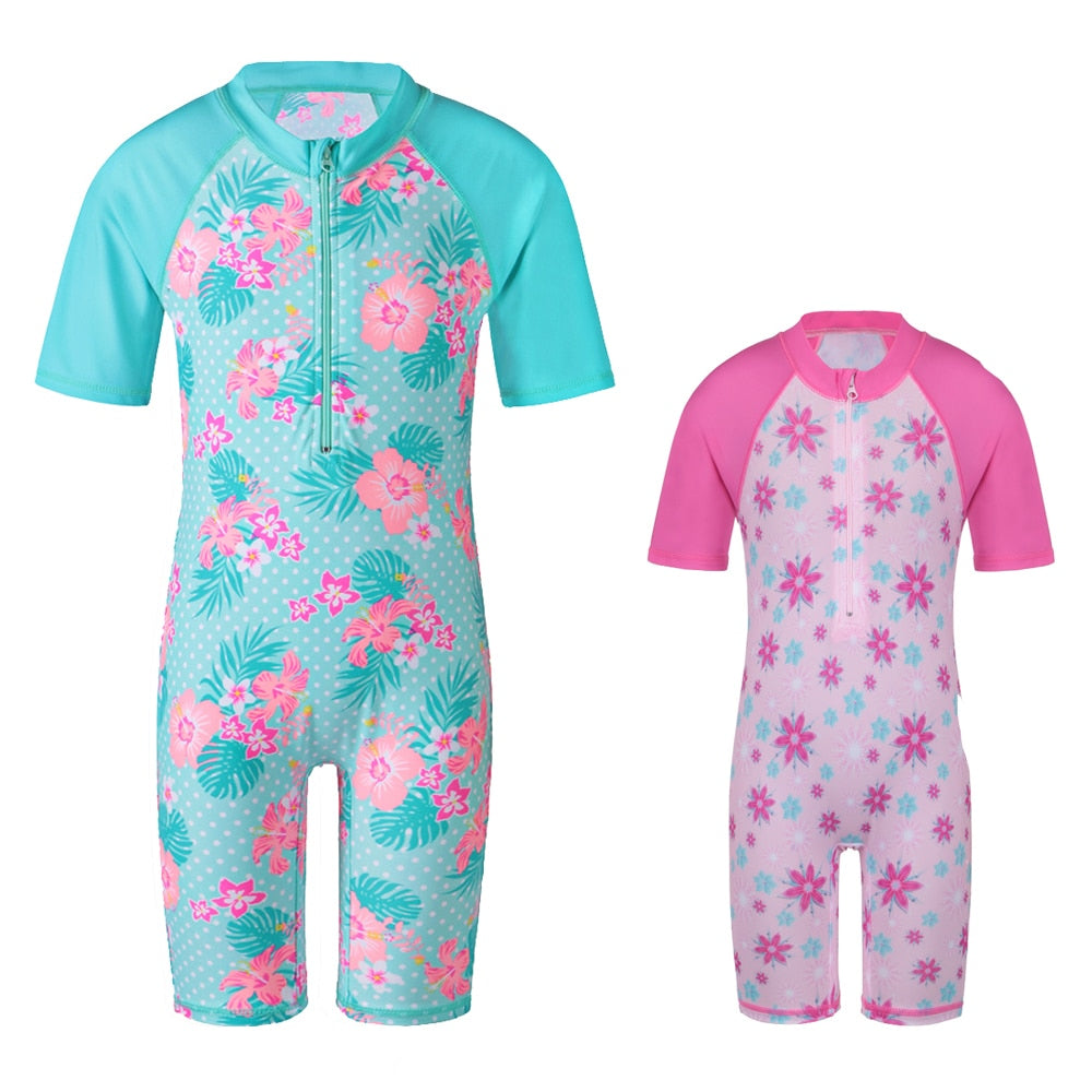 Girls Shorty Wetsuit 2A 4A 6A 8A 10A 12A (UPF50+)