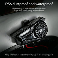 R1 Motorcycle Bluetooth Communication Headset Helmet Speakers
