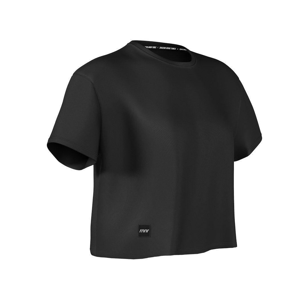 Women's Running Tee: Black