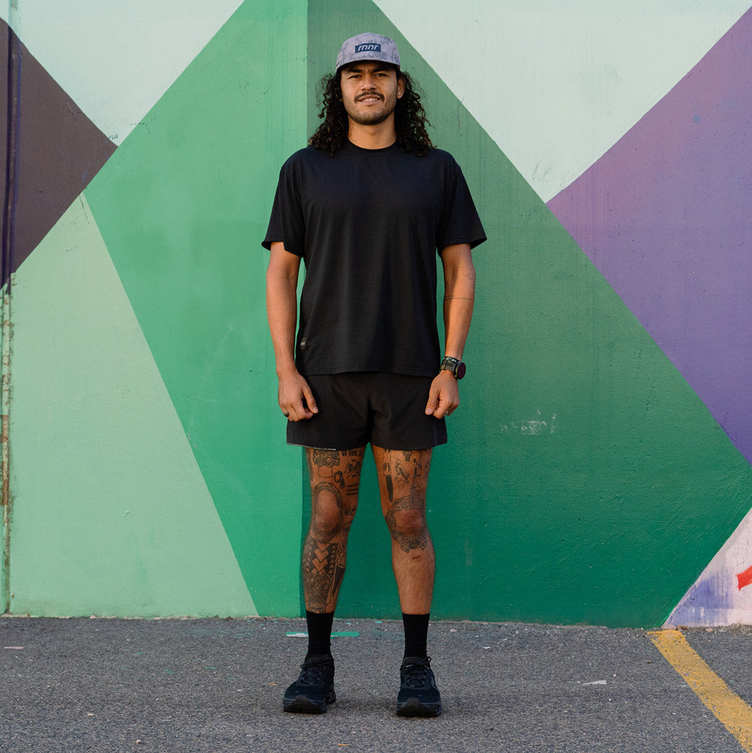Men's Running Tee- Black