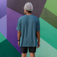 Men's Running Tee- Mallard Green