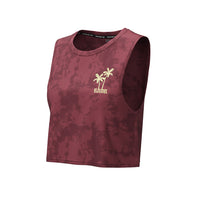 Women's Muscle Tee: Ruby Wine