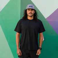 Men's Running Tee- Black