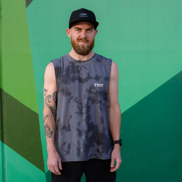 Men's Muscle Tee- Smoked Pearl