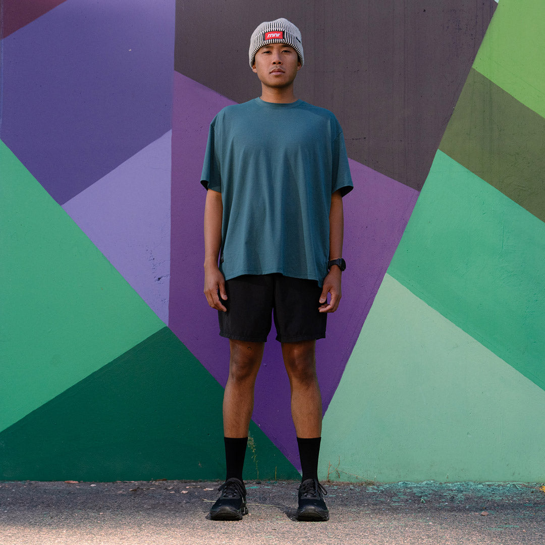 Men's Running Tee- Mallard Green