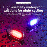 ROCKBROS COB Mini Rear Light Dual Light Colors
