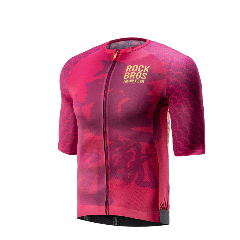 ROCKBROS Dragon Year Paint Model Series Quick Dry Cycling Jersey for Spring Summer