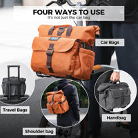 ROCKBROS Folding Bike Handlebar Bag Backpack - H46