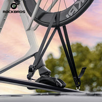 ROCKBROS Inverted Roof Bike Rack for Cars Quick-Release Straps and Clamps