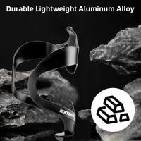ROCKBROS Lightweight Alloy Bike Water Bottle Holder for Road  Mountain Bikes