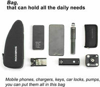 Double Zipper Top Tube Bag Frame Fitted Bike Bag Front Frame Bag