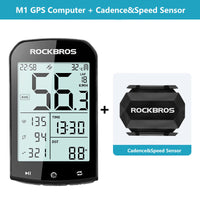 ROCKBROS Wireless Bike Computer - ANT+ Bluetooth, Multi-GPS, Waterproof