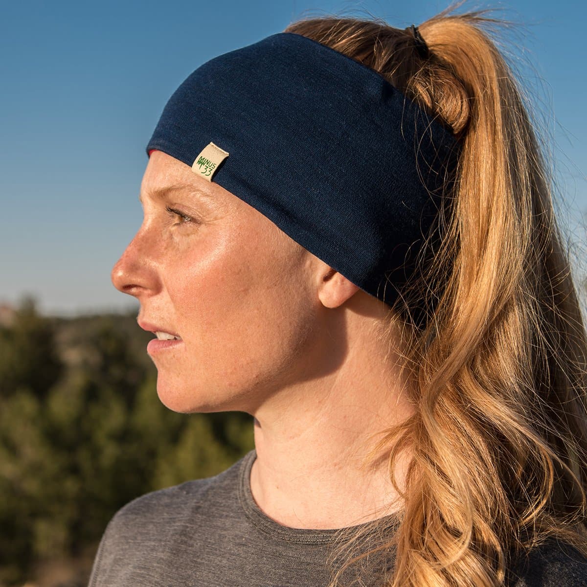 Midweight - Reversible Headband 100% Merino Wool