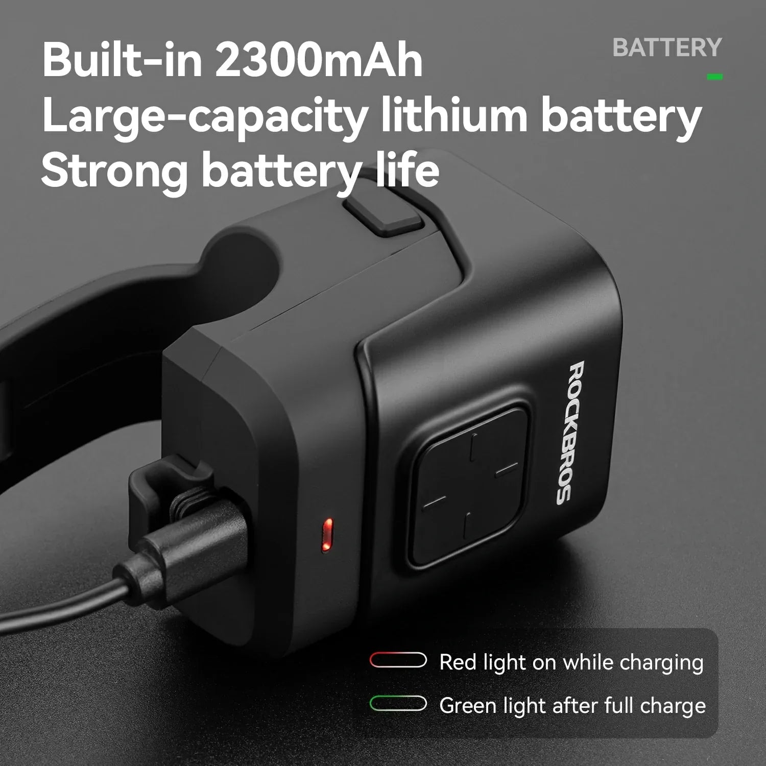 SKL01 Electric Bike Horn Front Light 2-in-1 450lm 2300mAh