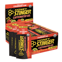 Strawberry Kiwi Caffeinated Energy Gel Box of 24