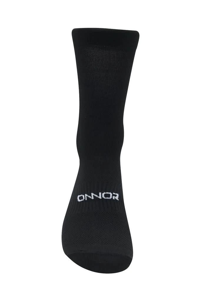 Unisex Back Logo Black Cycling Socks