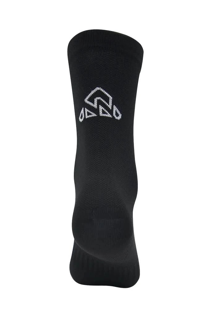 Unisex Back Logo Black Cycling Socks