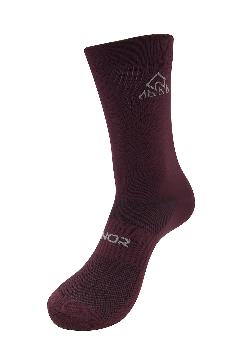 Unisex Burgundy Cycling Socks